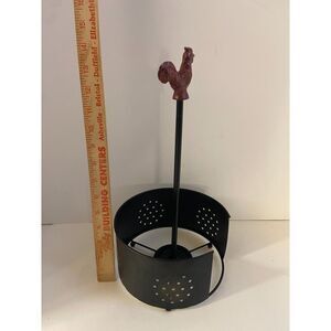 Rooster Paper Towel Holder 14"